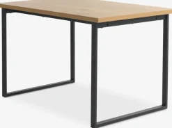 AABENRAATable AABENRAA 80x120 coloris chêne chaud/noir