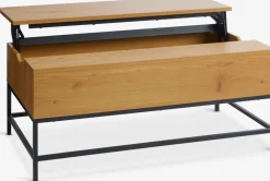 AABENRAATable basse AABENRAA L110 plateau relevable coloris chêne