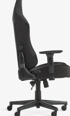 ABILDAAChaise gaming ABILDAA tissu gris anthracite