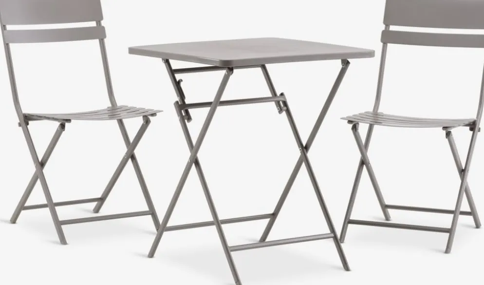 ABORGEnsemble bistrot ABORG l60xL60 sable foncé