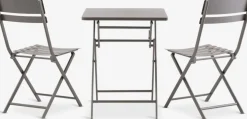 ABORGEnsemble bistrot ABORG l60xL60 sable foncé