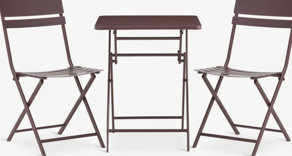 ABORGEnsemble bistrot ABORG l60xL60 aubergine