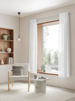 ABRAURRideau ABRAUR 1x140x175 blanc cassé