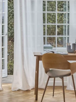 ABRAURRideau ABRAUR 1x140x300 blanc cassé