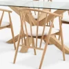 AGERBY + LYKSBORGAGERBY L190 table chêne + 4 LYKSBORG chaises chêne naturel