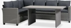 AGERMOSEEnsemble lounge AGERMOSE 6 personnes gris
