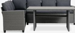 AGERMOSEEnsemble lounge AGERMOSE 6 personnes gris