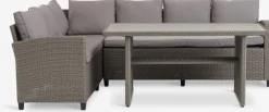 AGERMOSEEnsemble lounge AGERMOSE 6 personnes a/rangement naturel