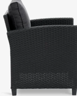 AGERMOSEFauteuil lounge AGERMOSE noir