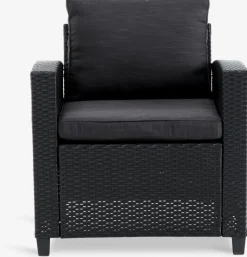 AGERMOSEFauteuil lounge AGERMOSE noir