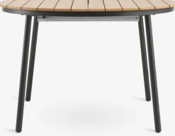AKTIVEN + GLOMFJORDAKTIVEN L118/168 table naturel + 4 GLOMFJORD chaises