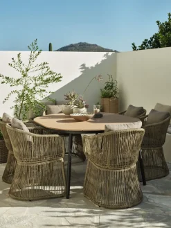 AKTIVEN + STORDALENAKTIVEN L118/168 table + 4 STORDALEN chaises naturel