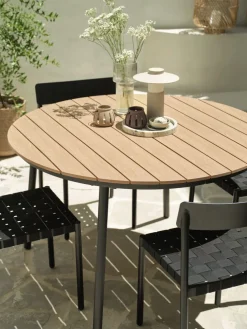 AKTIVENTable de jardin AKTIVEN Ø118xL118/168 naturel