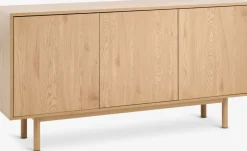 ALSTEDBuffet ALSTED 3 portes coloris chêne naturel