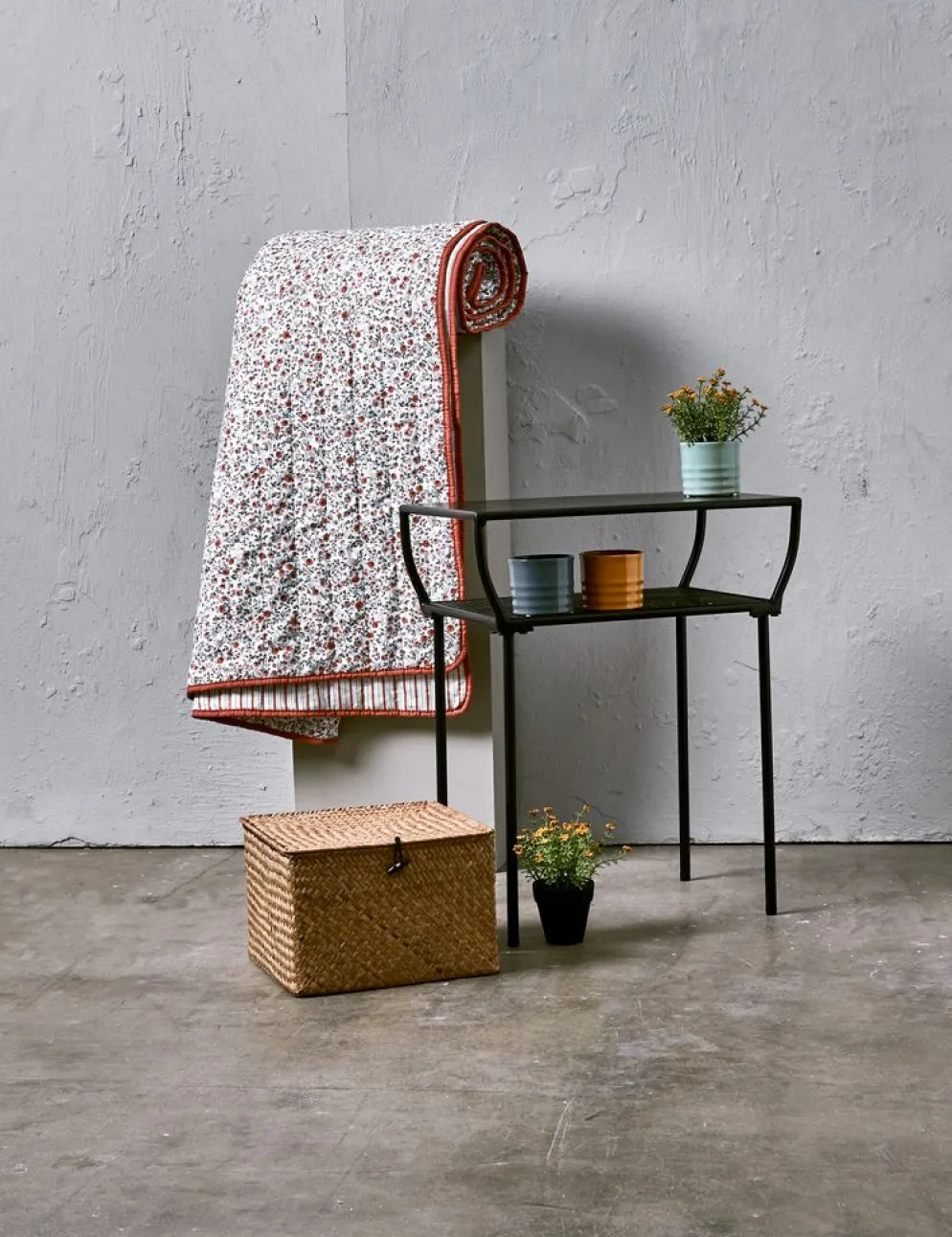 ALVINBoîte de rangement ALVIN l26xL26xH17cm herbier marin