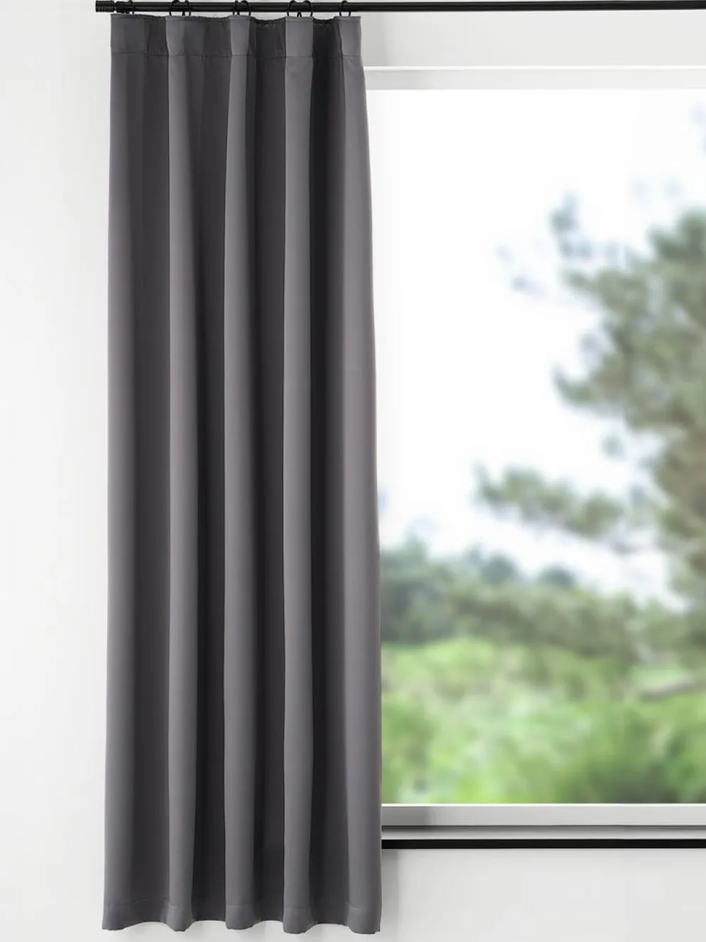 AMUNGENRideau tamisant AMUNGEN 1x140x175 gris
