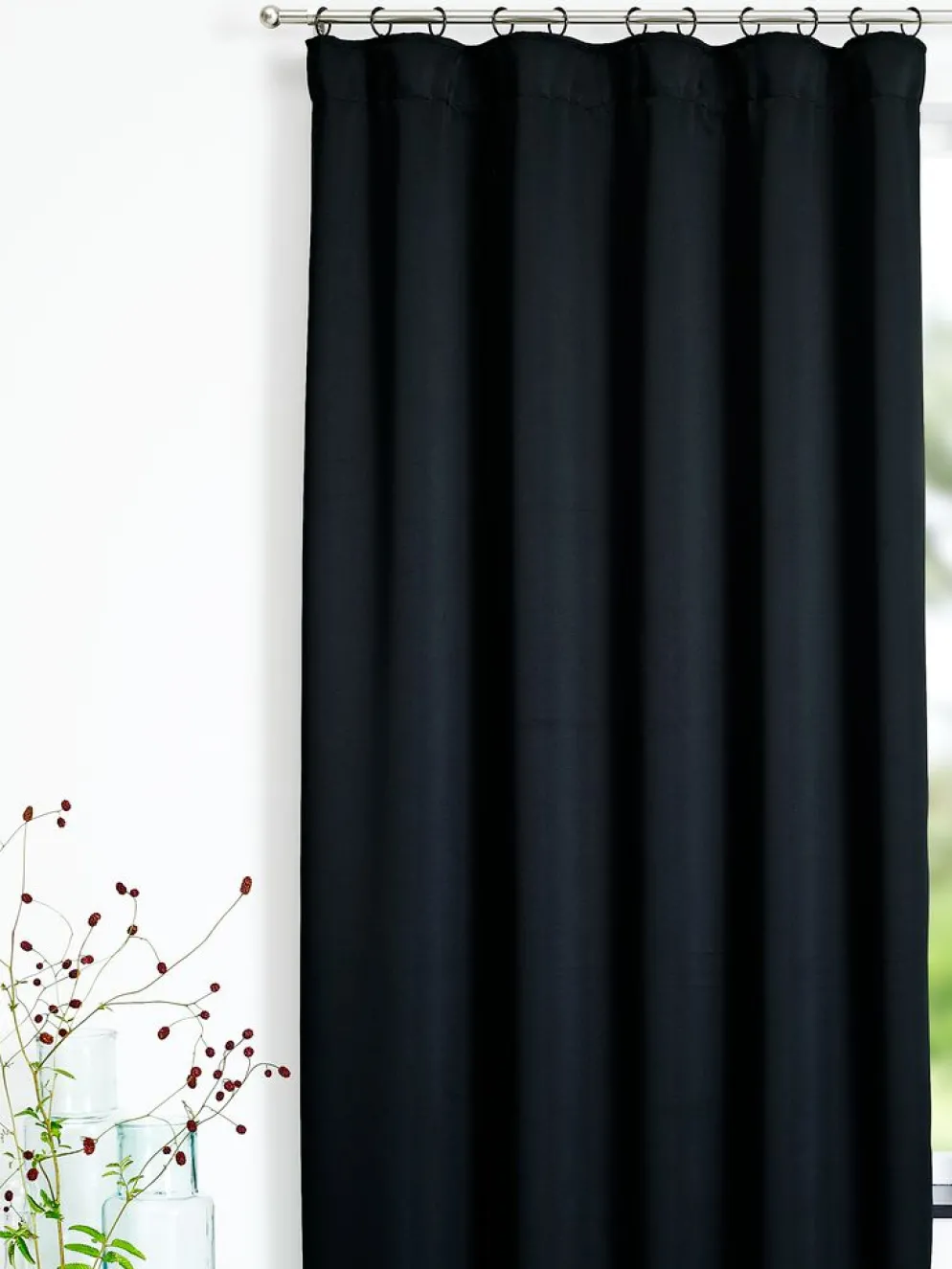 AMUNGENRideau tamisant AMUNGEN 1x140x300 noir