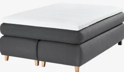 ANDELVAGoldLit sommier tapissier 140x200cm ANDELVA Gris-41 Très ferme