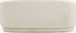 ANDRUPCanapé ANDRUP 3 places ovale tissu beige