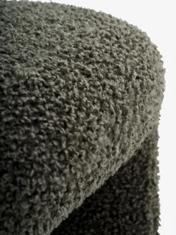 ANDSTPouf ANDST 46x38 tissu teddy vert olive
