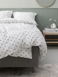 ANNIKABasicParure de lit ANNIKA 240x220 bleu/blanc