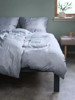 ASLIBasicParure de lit ASLI Micro 240x220 bleu poudré