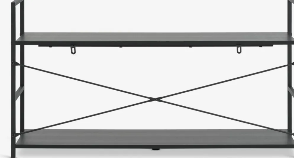 ASTRUPMeuble TV ASTRUP 1 tablette noir