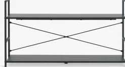 ASTRUPMeuble TV ASTRUP 1 tablette noir