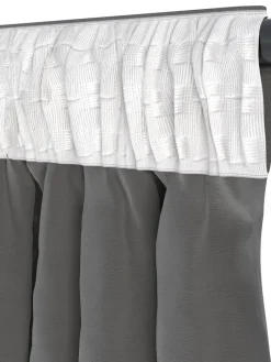 AUSTRARideau AUSTRA 1x140x300 velours gris
