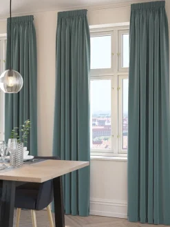 AUSTRARideau AUSTRA 1x140x300 velours vert