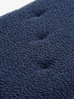 BADSTEDBanc BADSTED a/rangement tissu bleu foncé