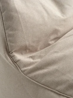 BANDHOLMPouf poire BANDHOLM 75x100x90 tissu beige