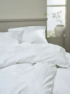 BARBOGoldParure de lit Satin BARBO 240x220 blanc