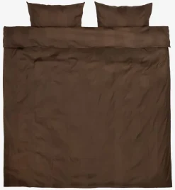 BARBOGoldParure de lit Satin BARBO 240x220 brun