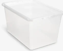 BASIC BOXBoîte de rangement BASIC BOX 52L a/couvercle transparent