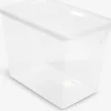 BASIC BOXBoîte de rangement BASIC BOX 80L a/couvercle transparent