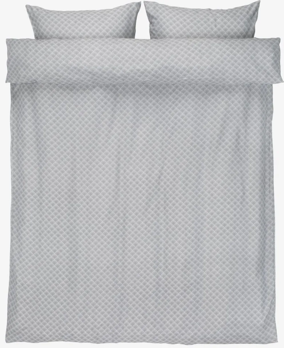 BEATEBasicParure de lit Seersucker BEATE 240x220 gris