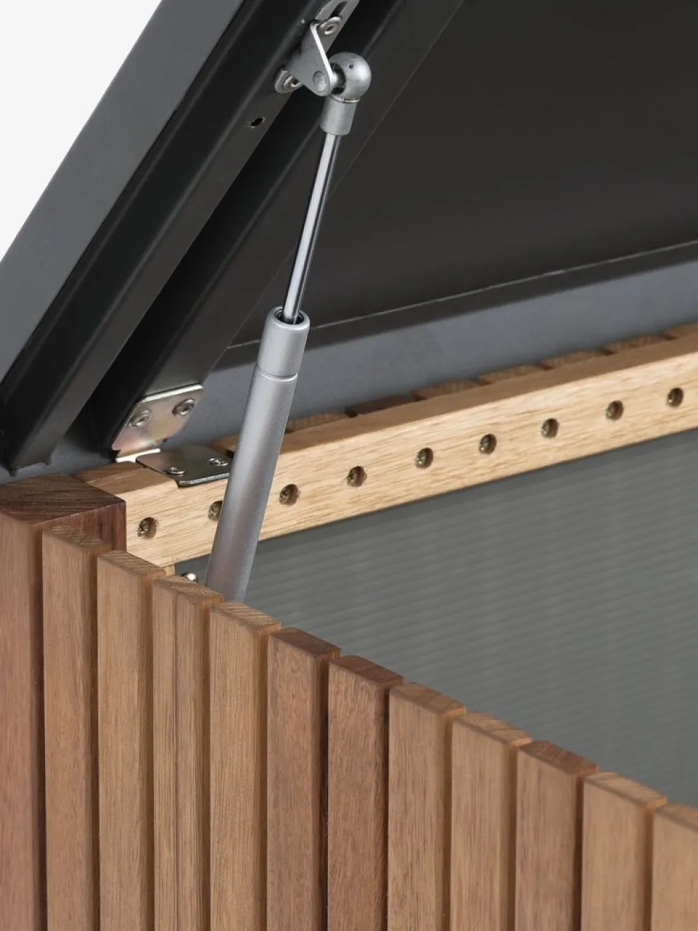 BEDERCoffre à coussins BEDER l155xH71xP78 eucalyptus