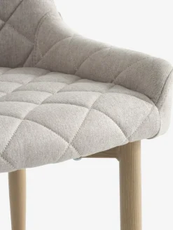 BELLINGEChaise BELLINGE tissu sable/coloris chêne naturel