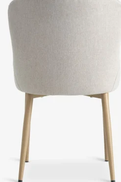 BELLINGEChaise BELLINGE tissu sable/coloris chêne naturel
