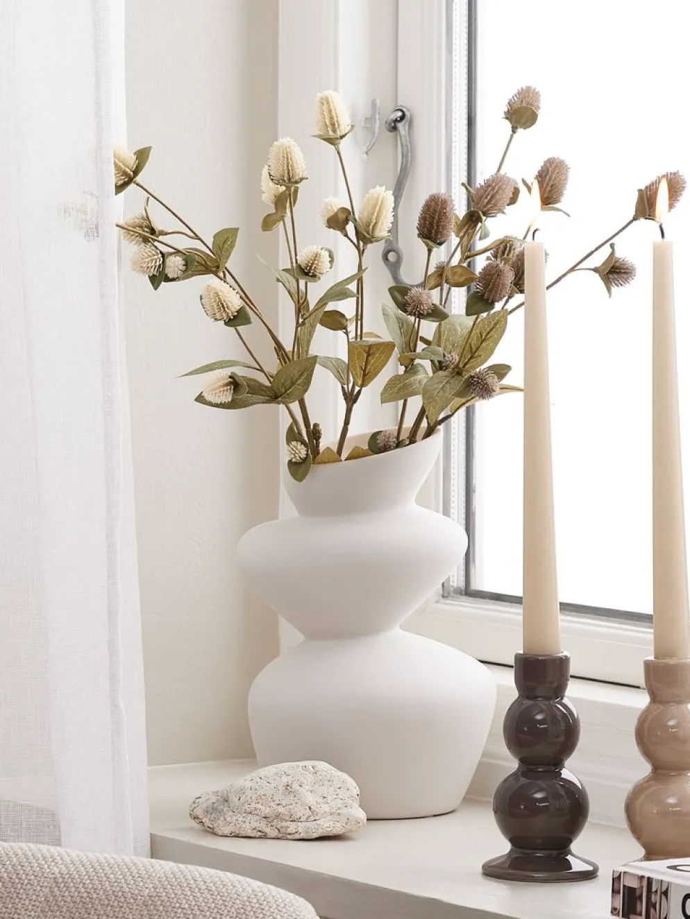 BENNYVase BENNY l11xL16xH25cm blanc