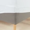 BENTEBasicDrap-housse BENTE 140x200x30 blanc