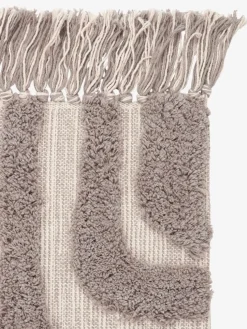 BERGASTERTapis BERGASTER 65x200 gris chaud/beige