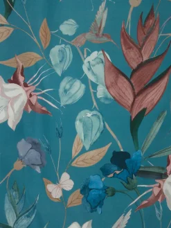 BERTHAPlusParure de lit Satin BERTHA 240x220 bleu