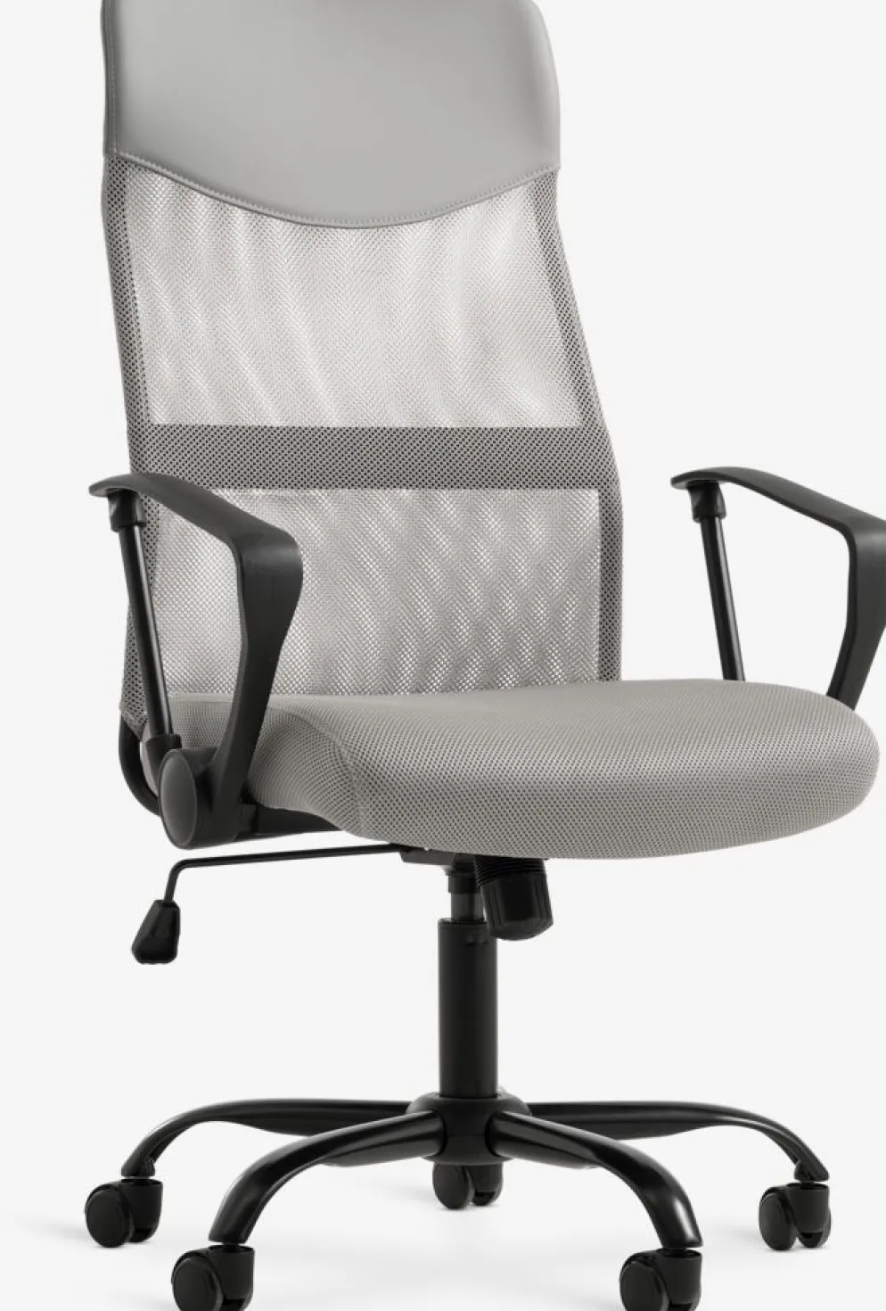 BILLUMFauteuil de bureau BILLUM maille gris/noir