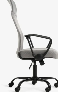 BILLUMFauteuil de bureau BILLUM maille gris/noir