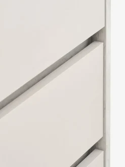 BILLUNDArmoire BILLUND 80x193 2 portes 2 tir. colo. travertin/beige