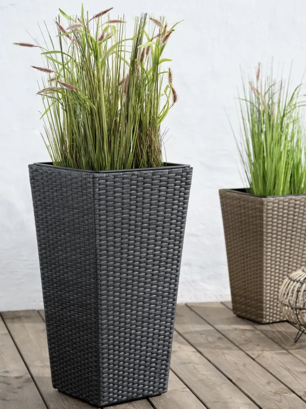 BLOMMORPanier pour plantes BLOMMOR l36xL36xH70 noir
