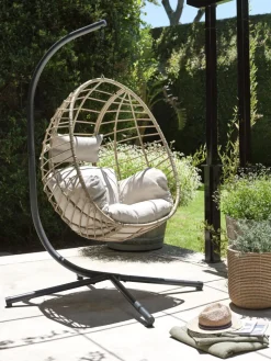 BORKChaise suspendue BORK l96xH192xP124 naturel