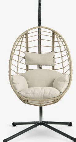 BORKChaise suspendue BORK l96xH192xP124 naturel